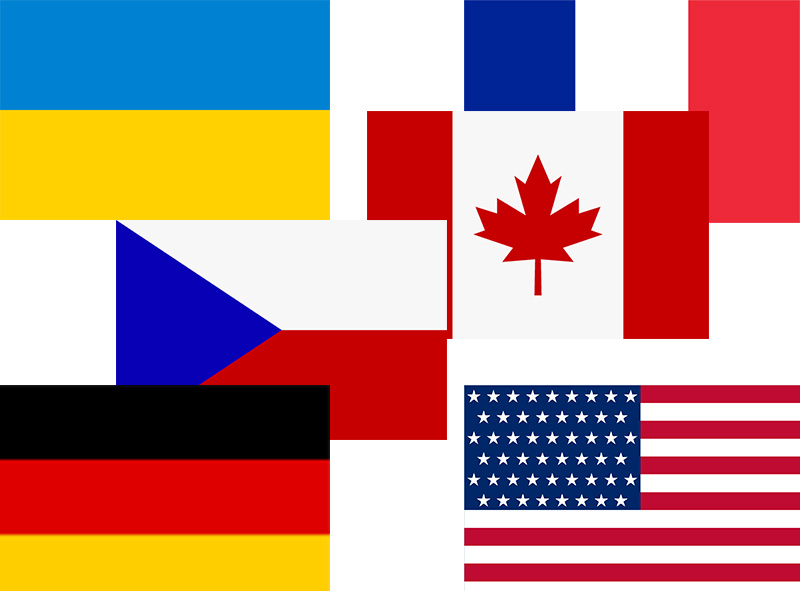 20 полевых культур из  Чехии, Канады, Германии, Словакии, Украины, Франции, США